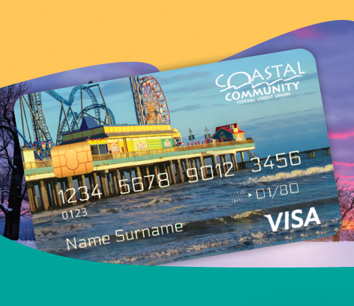 Coastal Community FCU Credit Card mockup